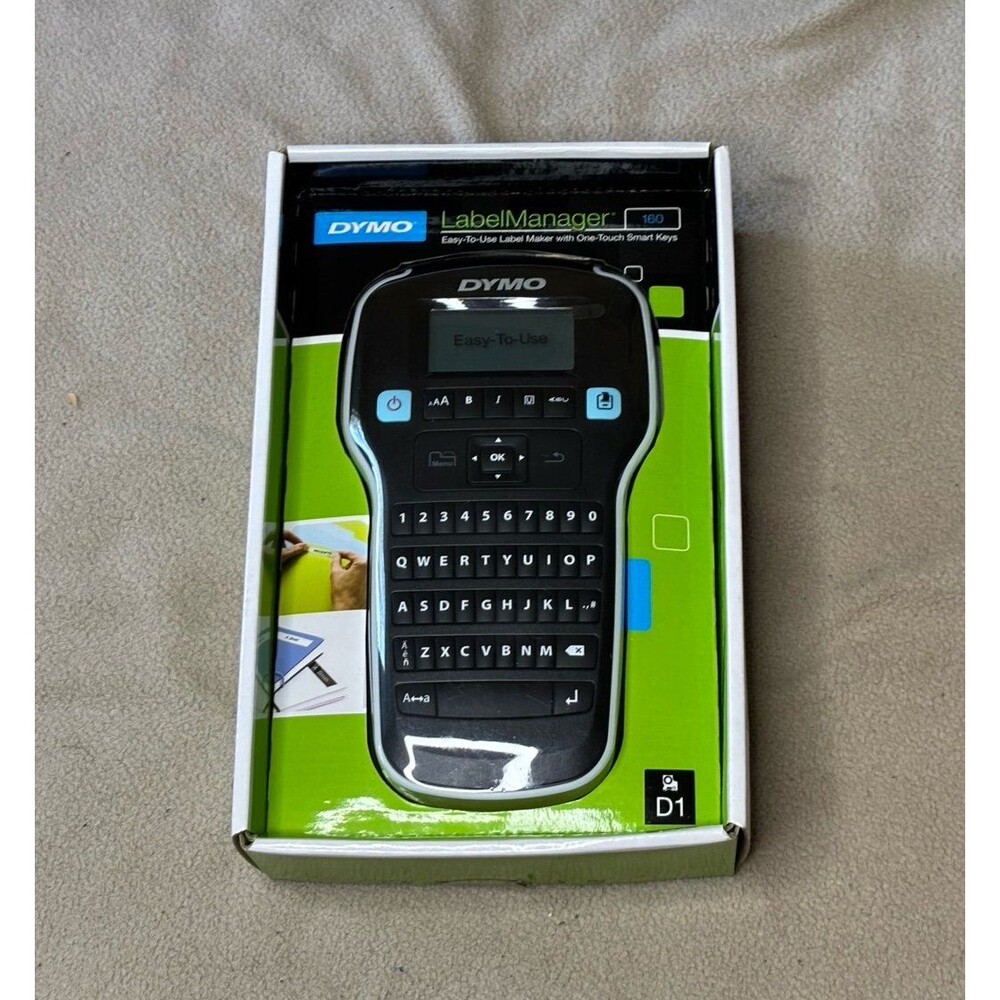 Dymo LabelManager LMR-160 Qwy D1 Label Maker One-Touch Smart Keys New Sealed